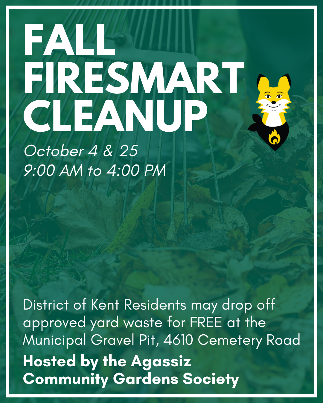 Fall FireSmart Clean Up